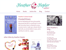 Tablet Screenshot of heatherhepler.com